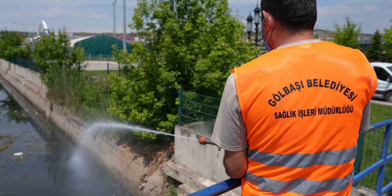 Gölbaşı Belediyesi, Temizlik Ve İlaçlama Çalışmalarına Aralıksız Devam Ediyor