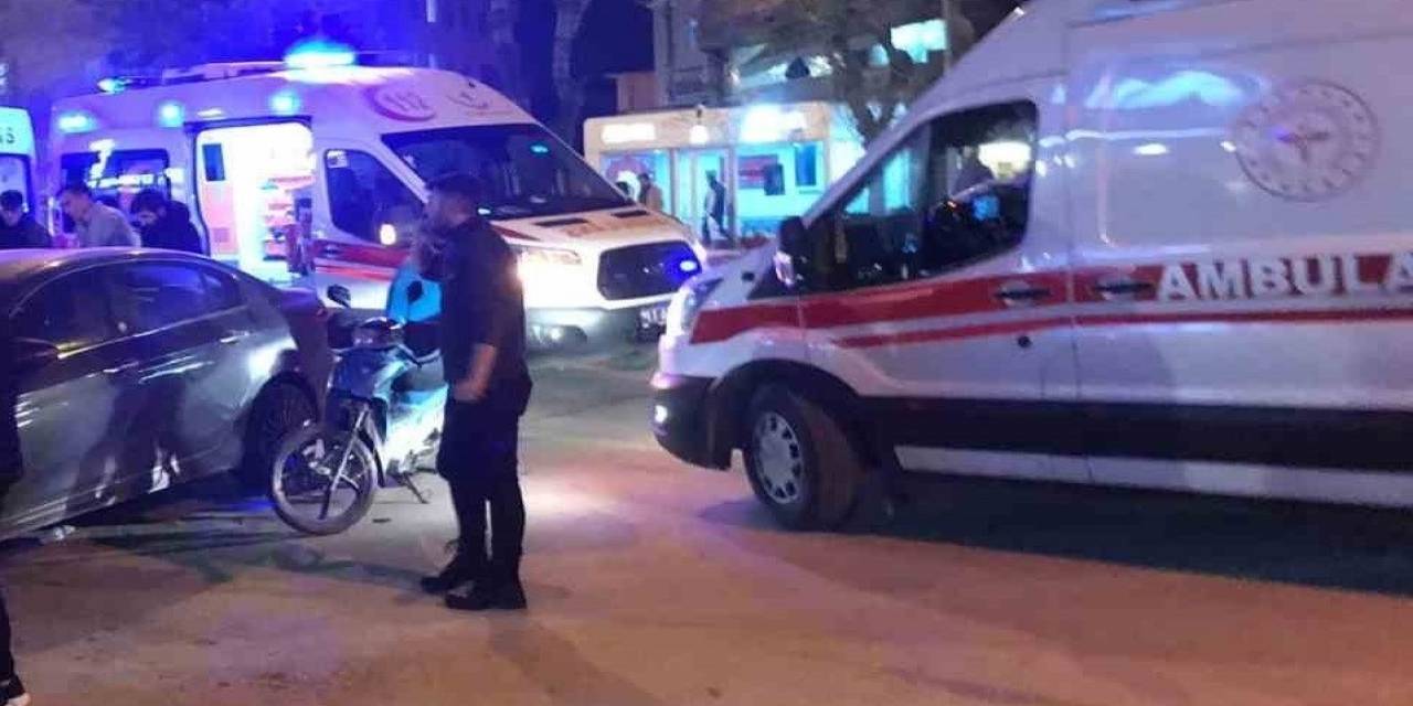 Bilecik’te Meydana Gelen Trafik Kazasında Hem Yaya Hem De Motosiklet Sürücüsü Yaralandı