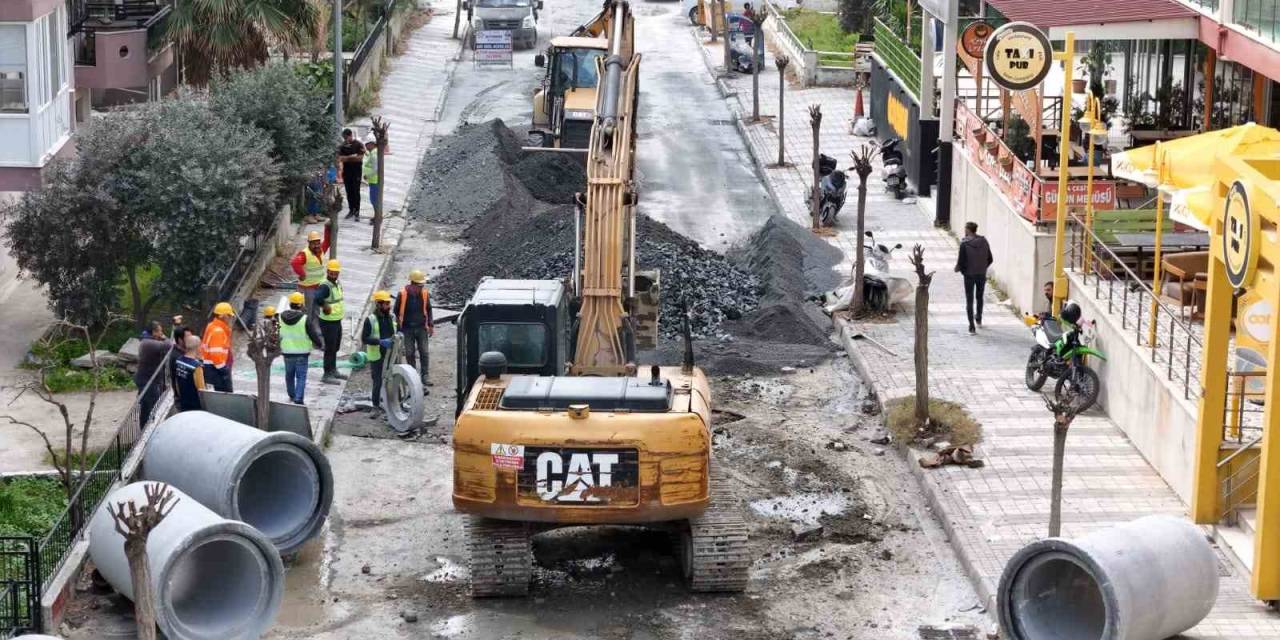 Söke’de Altyapı Çalışmaları Tüm Hızıyla Sürüyor