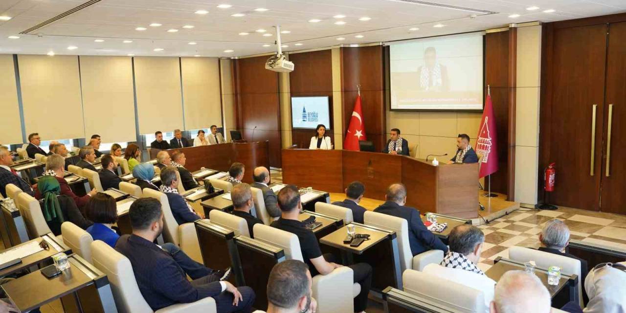 Beyoğlu Belediyesi Filistin Halkı İçin Tek Yürek Oldu