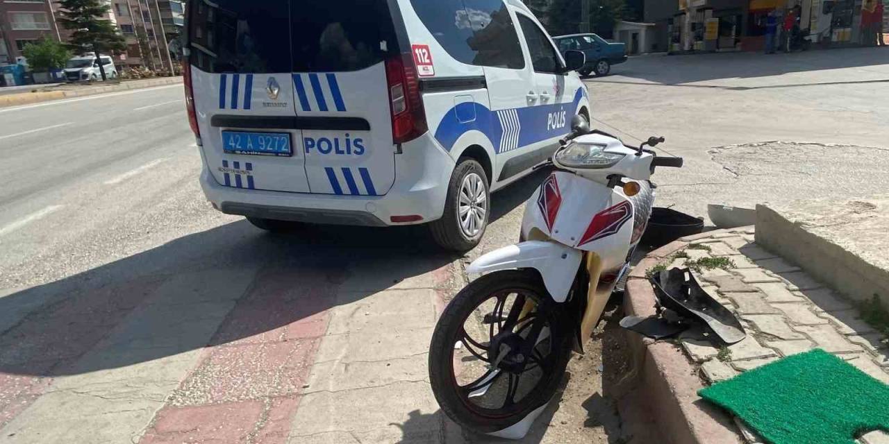 Konya’da Otomobil İle Motosiklet Çarpıştı: 1 Yaralı