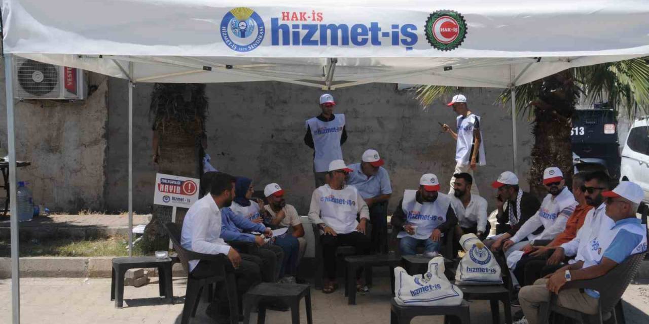 Hak-iş, Cizre Belediyesi Önündeki Çadır Eylemini Sonlandırdı