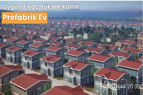 Konforlu Yaşam Prefabrik Ev ile Başlar : Estetik Tasarımlar Bir Numara