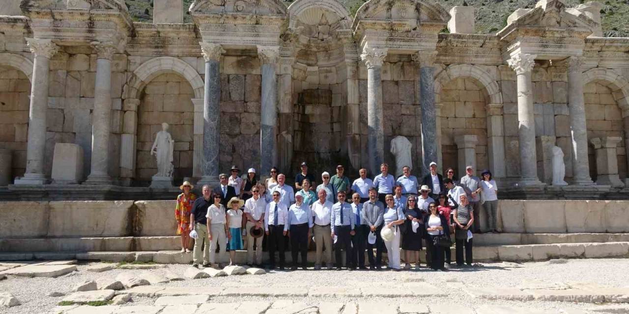 Ab Büyükelçileri Sagalassos Antik Kenti’nde Bir Araya Geldi