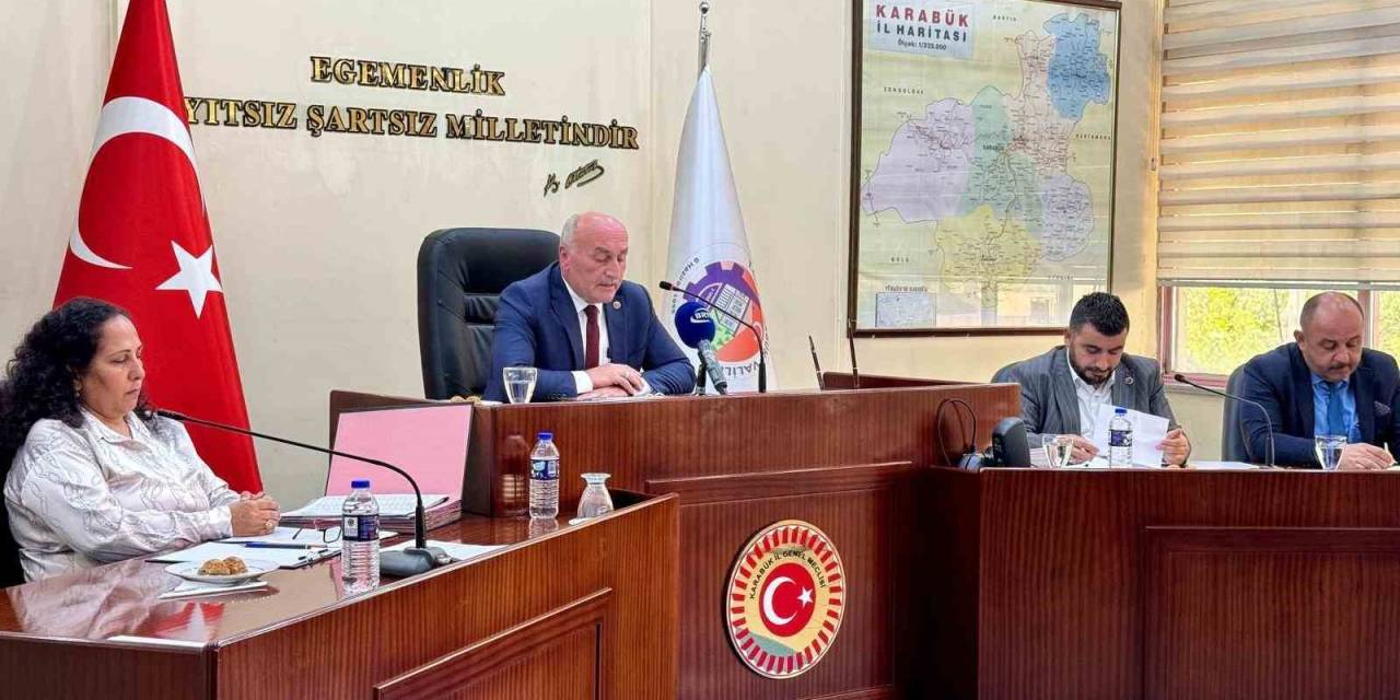 Karabük İl Genel Meclisi Haziran Ayı Toplantısı Yapıldı