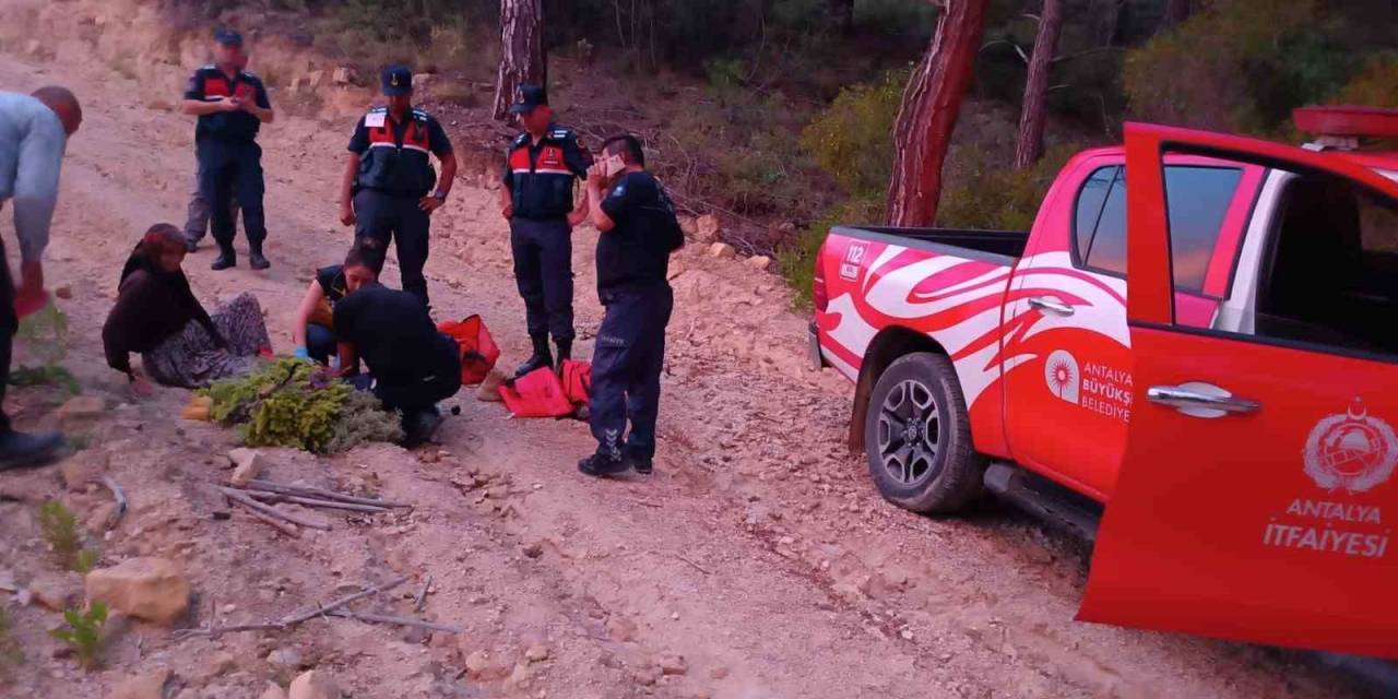 Kekik Toplamak İsterken Ayağı Burkulup Düşen Kadın Hastanelik Oldu