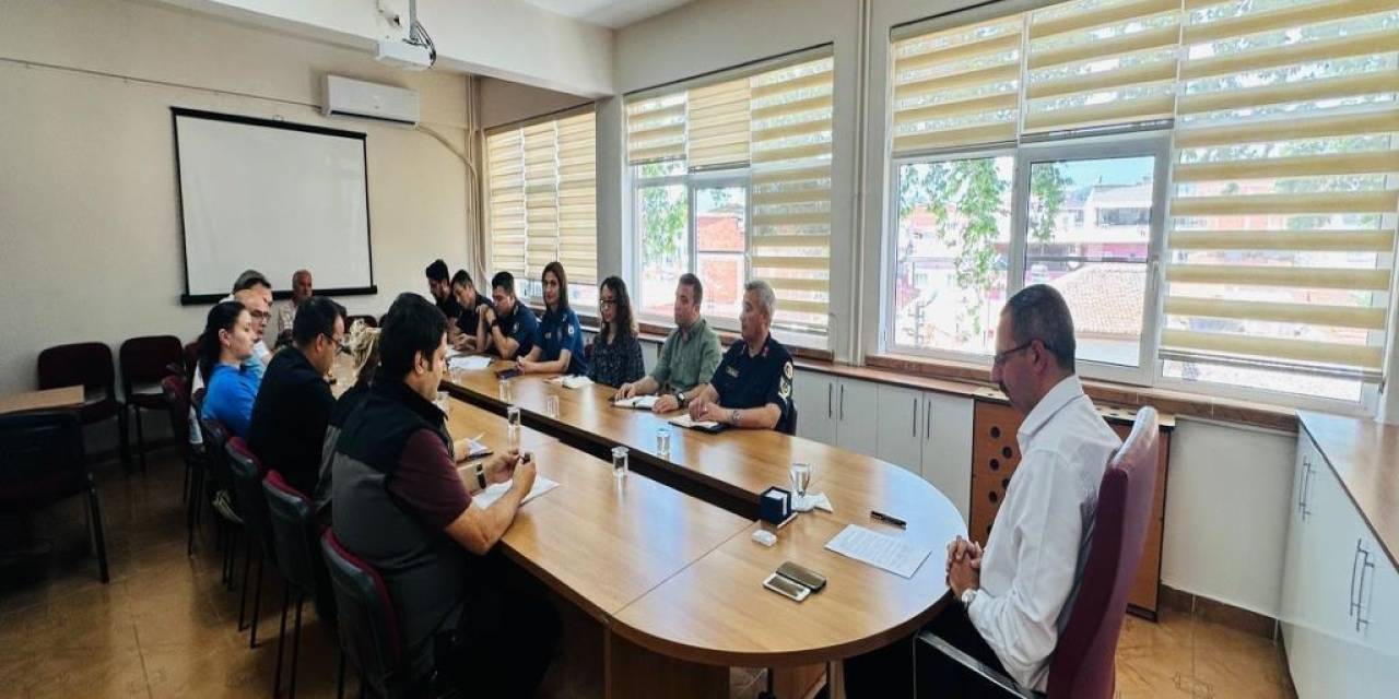 Orman Yangınları İle Mücadele Komisyon Toplantısı Yapıldı