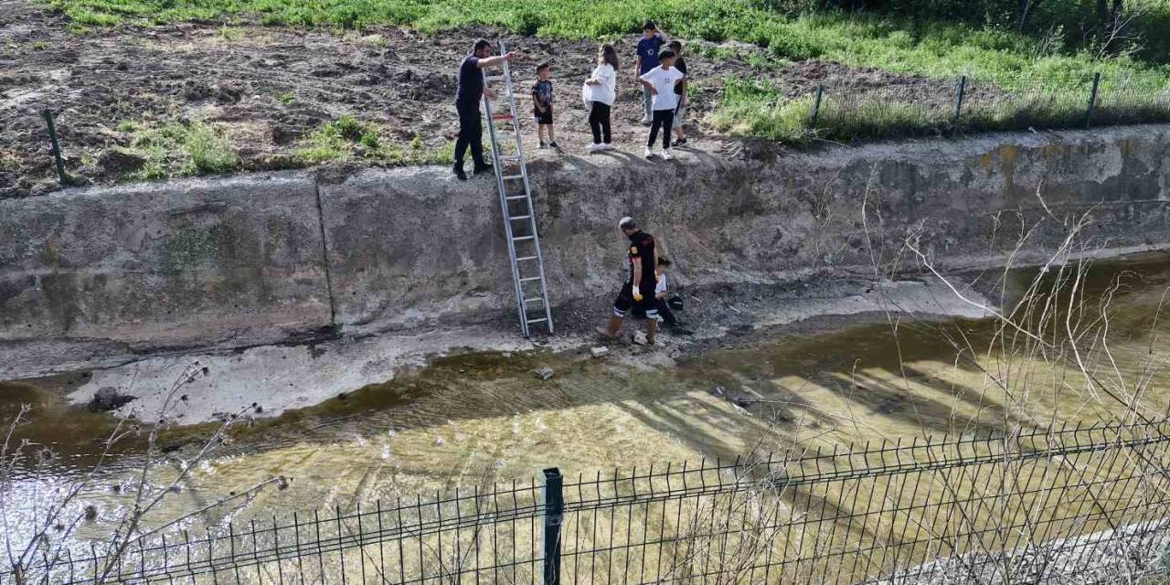Dereye Düşen Çocuk Ölümden Döndü