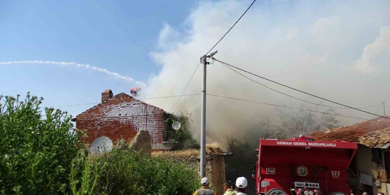 Hisarcık’ta Oğlu Maden Kazasında Ölen Babanın Evi Alevlere Teslim Oldu