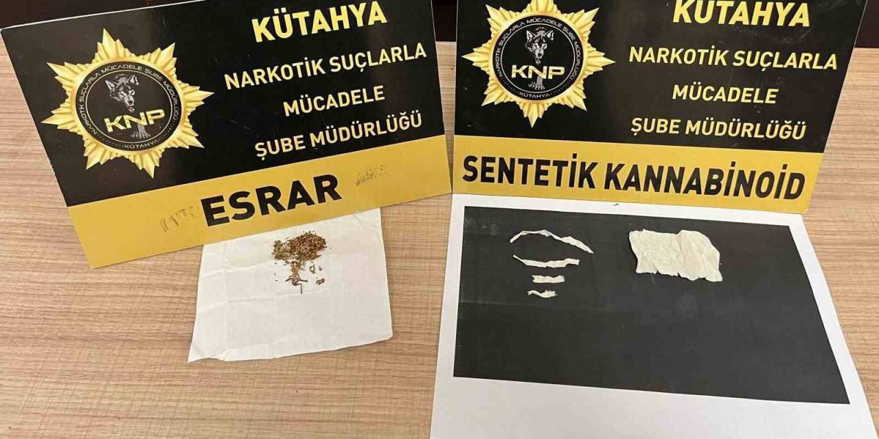 Kütahya’da Uyuşturucu Ticareti Yapan Yaşı Küçük Şüpheli Tutuklandı