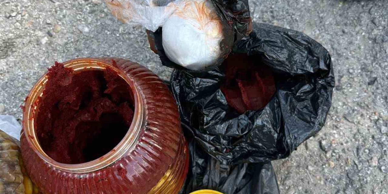 Salça Kavanozundan Uyuşturucu Çıktı