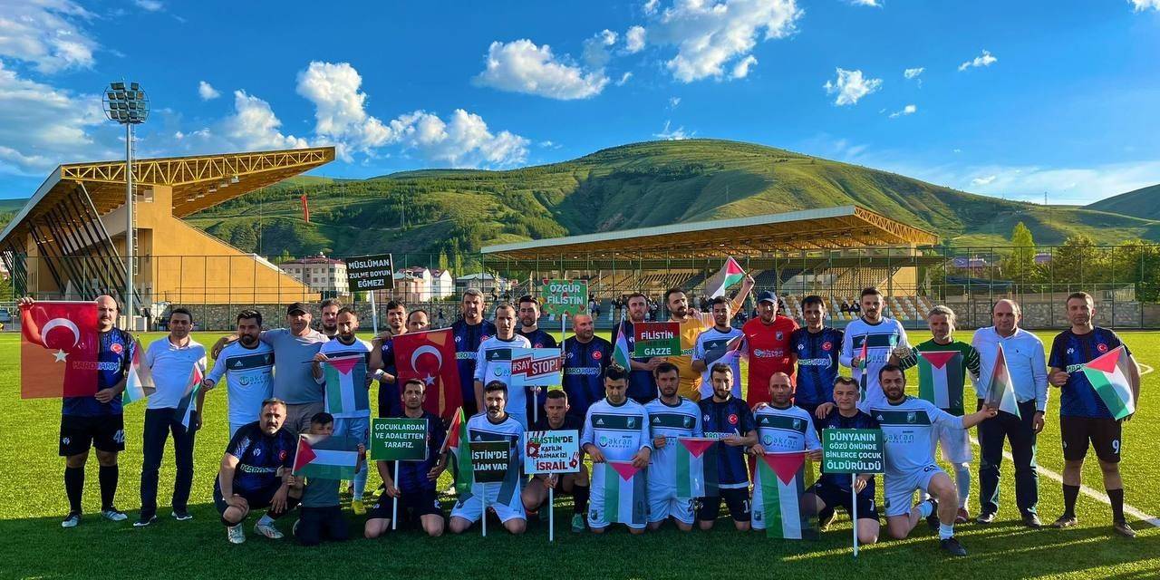 Kurumlar Arası Turnuvalara Katılan Takımlardan Filistin’e Destek