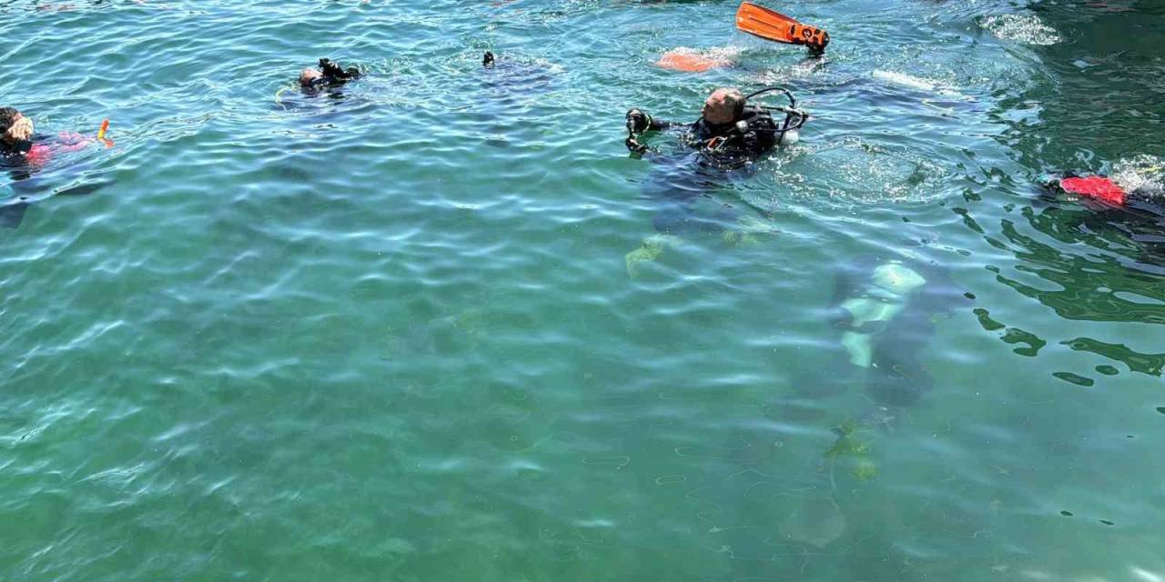 Beşiktaş’ta Kıyı Temizliği Yapıldı, Denizin Dibinden Çıkan Atıklar Sergilendi