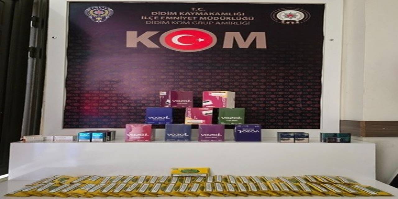 Aydın’da 90 Adet Elektronik Sigara Ele Geçirildi