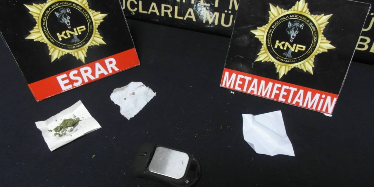 Karaman’da 1 Kişi Uyuşturucudan Tutuklandı