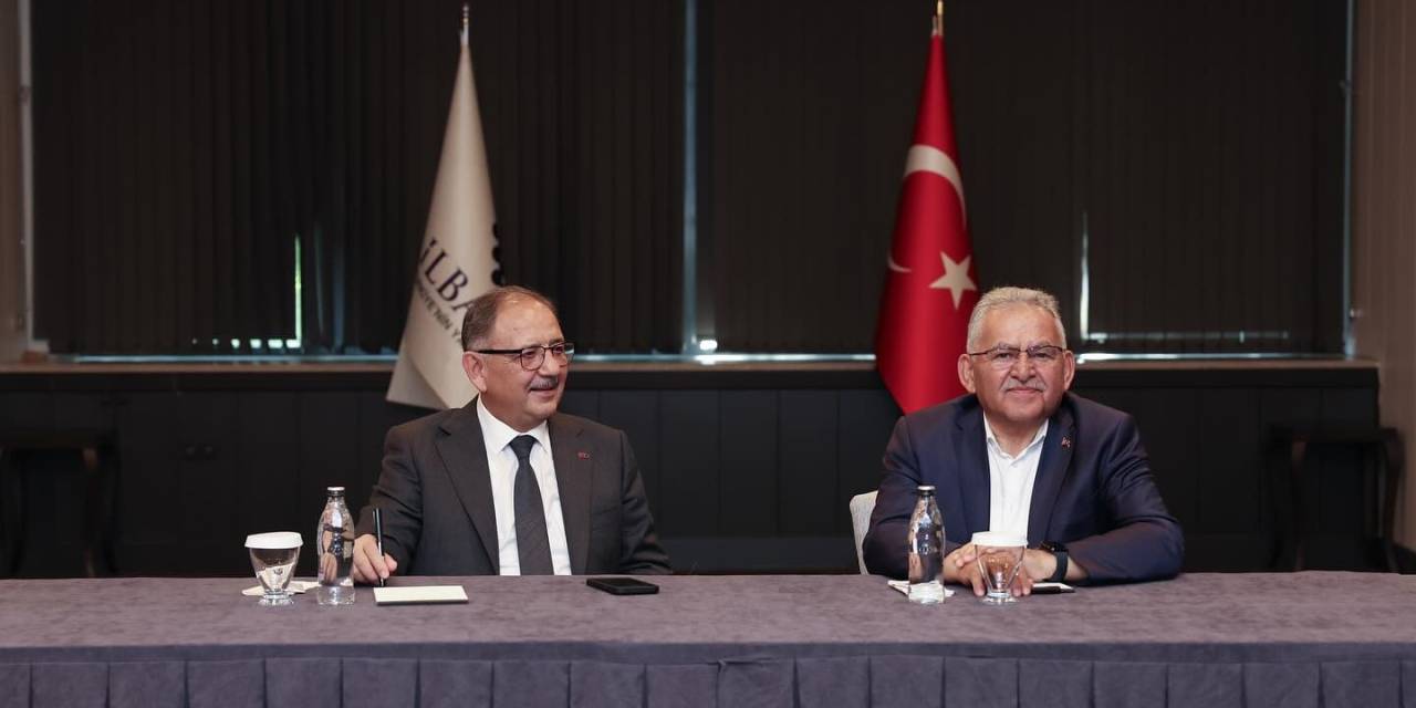 Başkan Büyükkılıç, Bakan Özhaseki İle Çalışmaları Değerlendirdi