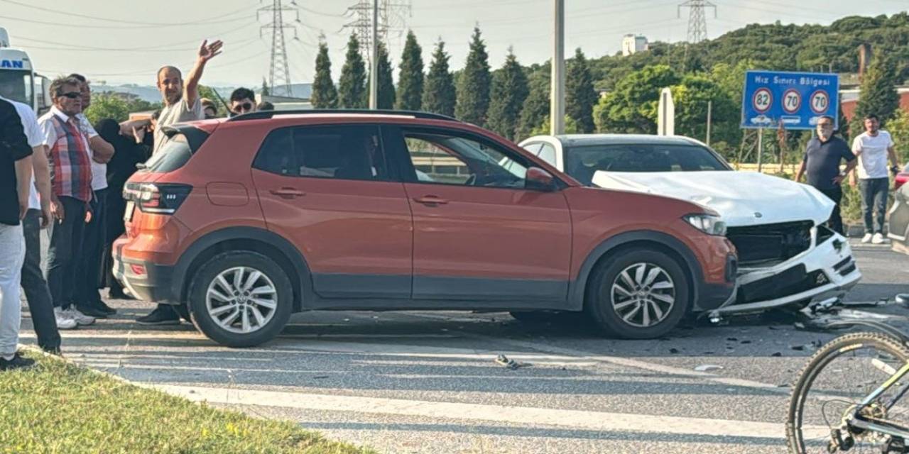 Yenişehir Kavşağında Kaza; 1 Yaralı