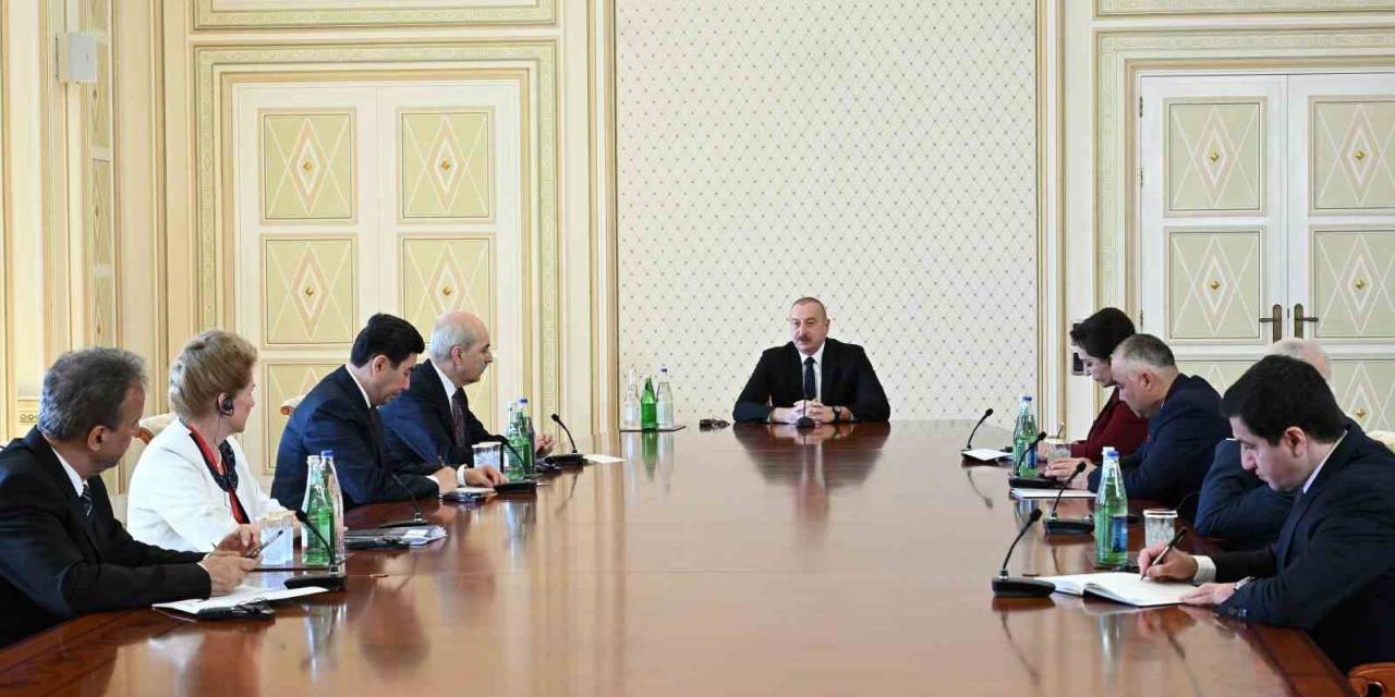 Aliyev, Tbmm Başkanı Kurtulmuş’u Kabul Etti
