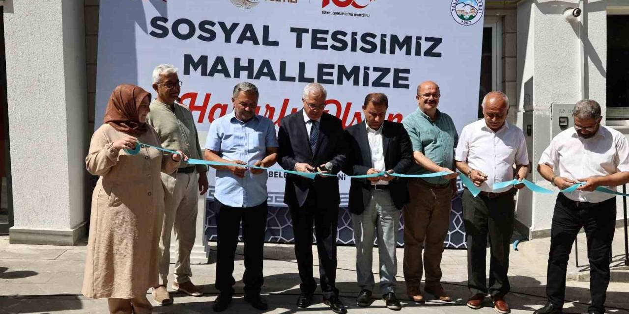 Talas Belediyesi’nden Reşadiye’ye Sosyal Tesis
