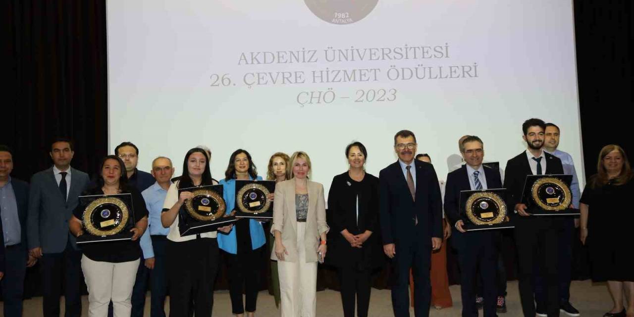 Akdeniz Üniversitesi Çevre Hizmet Ödülleri 26’ncı Kez Sahiplerini Buldu