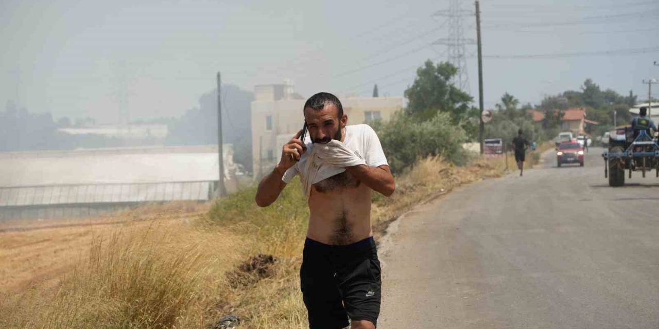 Anız Yakımıyla Başladı Seralara Ve Evlere Sıçradı