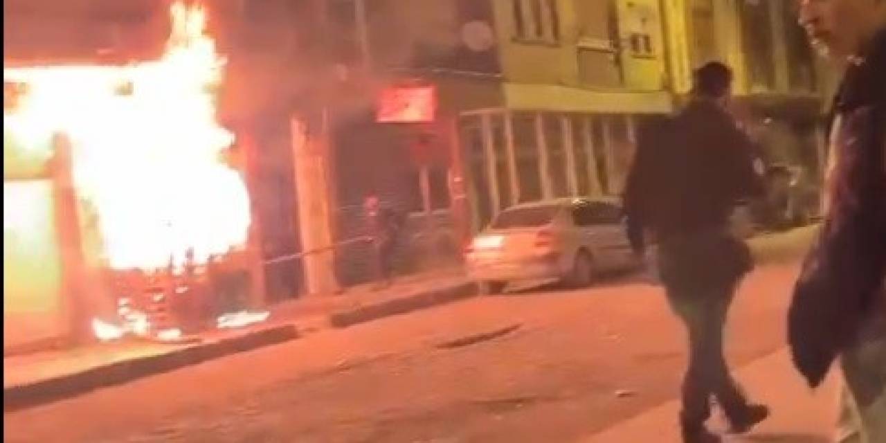 Kars’ta Market Alev Alev Yandı