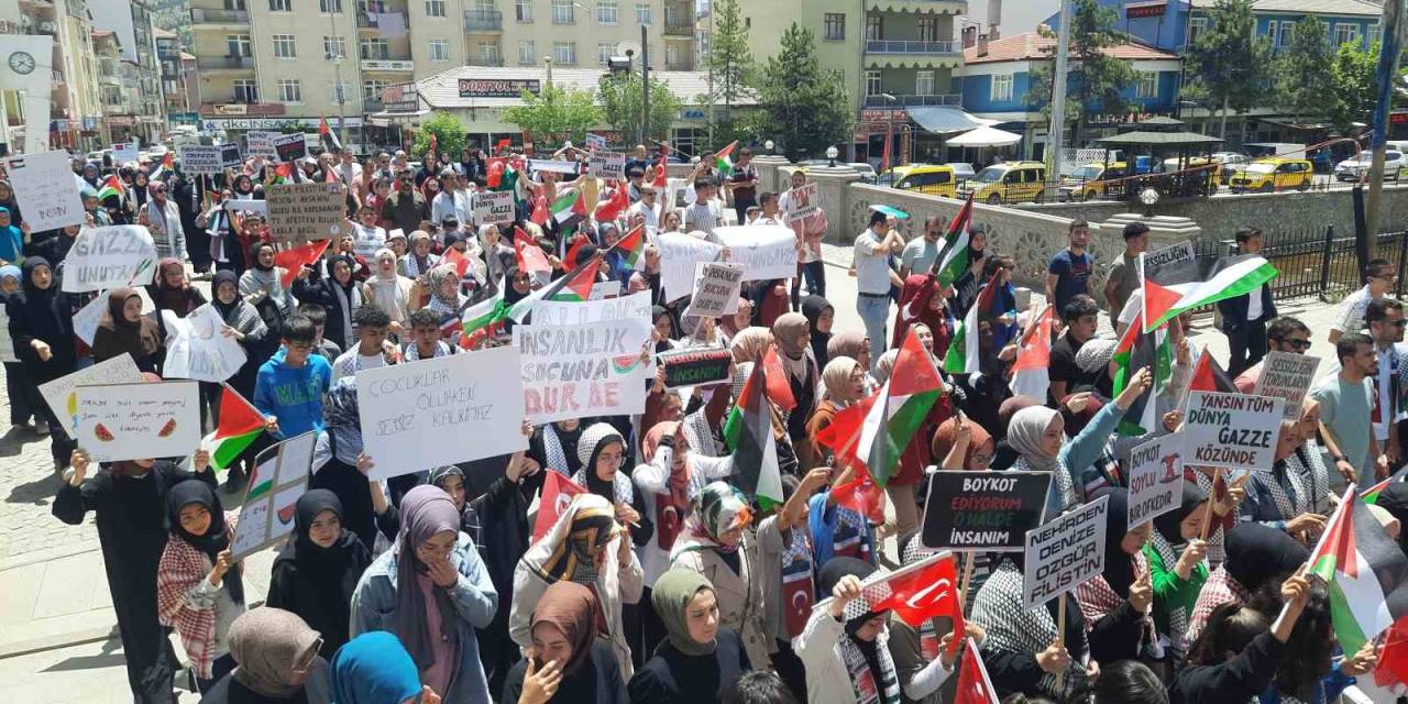 Konya’da İsrail’in Filistin’deki Katliamlarına Tepki