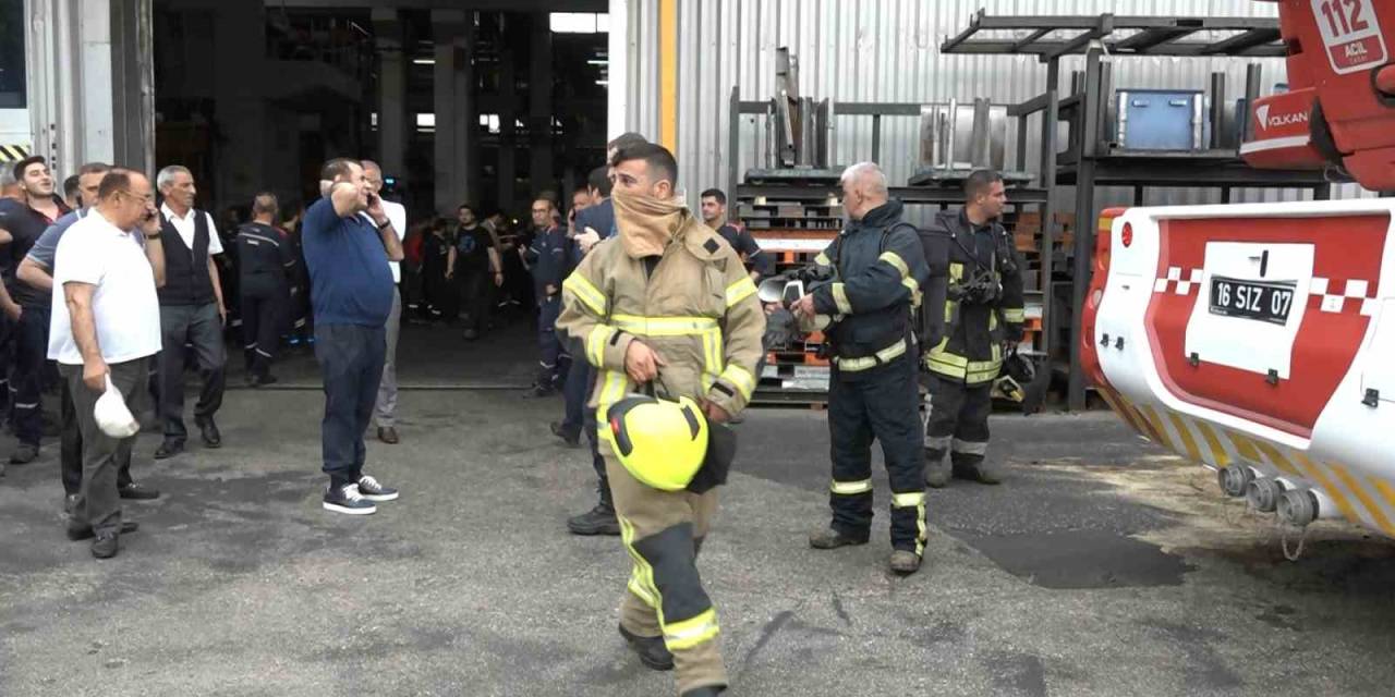 Bursa’da Fabrikada Korkutan Yangın