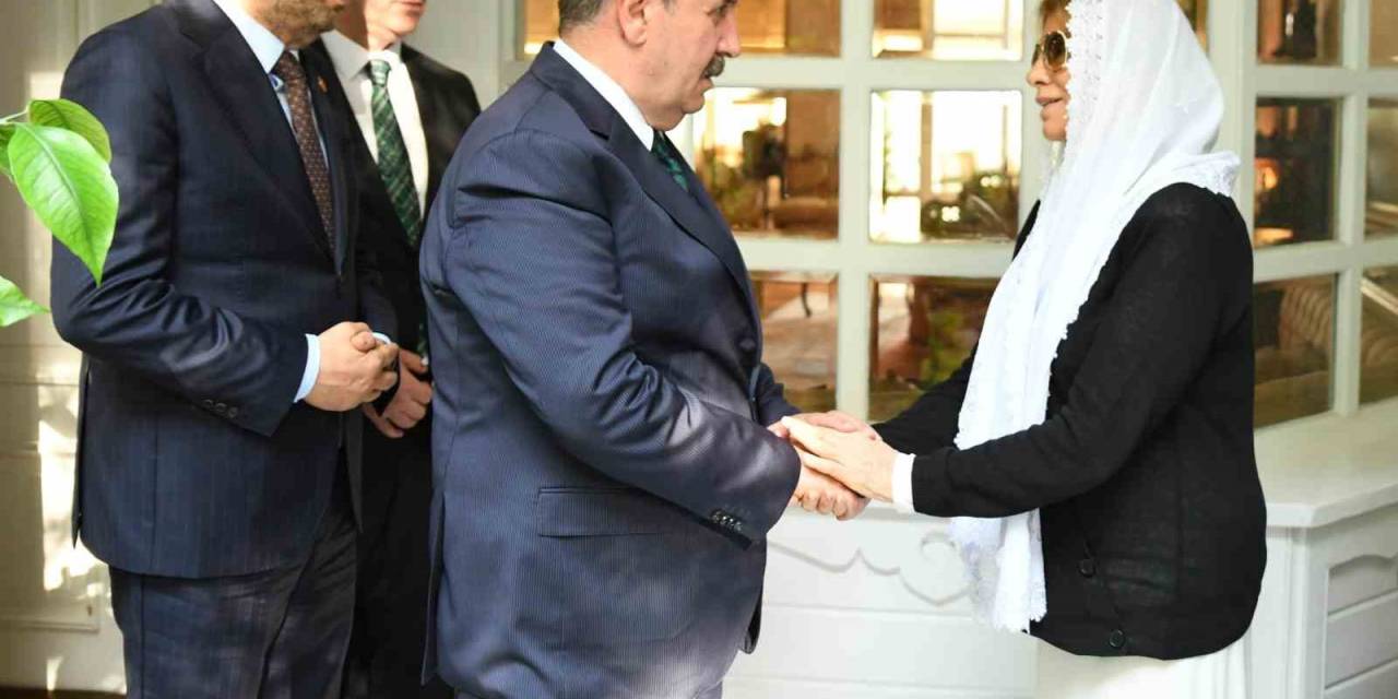 Bbp Genel Başkanı Destici’den Tansu Çiller’e Taziye Ziyareti