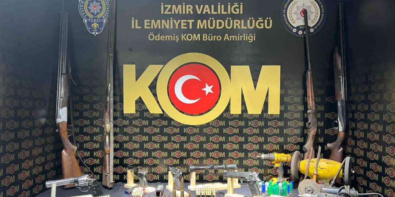 Ödemiş’te Yasa Dışı Silah Ticareti Operasyonu: Uçaksavar Mermileri Ele Geçirildi