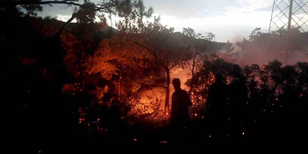 Marmaris’te Korkutan Orman Yangını