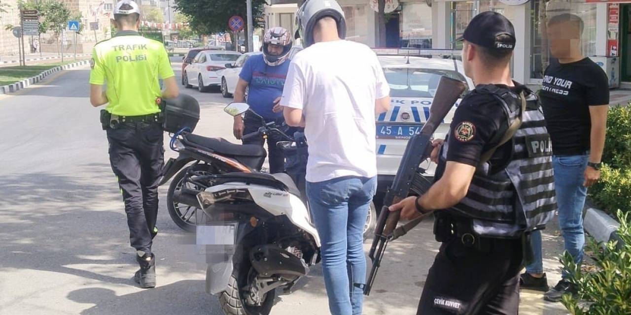 Manisa’da 37 Motosiklet Trafikten Men Edildi