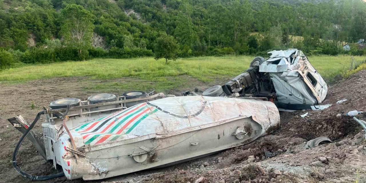 Samsun’da Tanker Kazası: 1 Yaralı