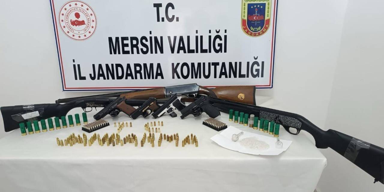 Mersin’de Silah Kaçakçılığı Operasyonu: 7 Gözaltı