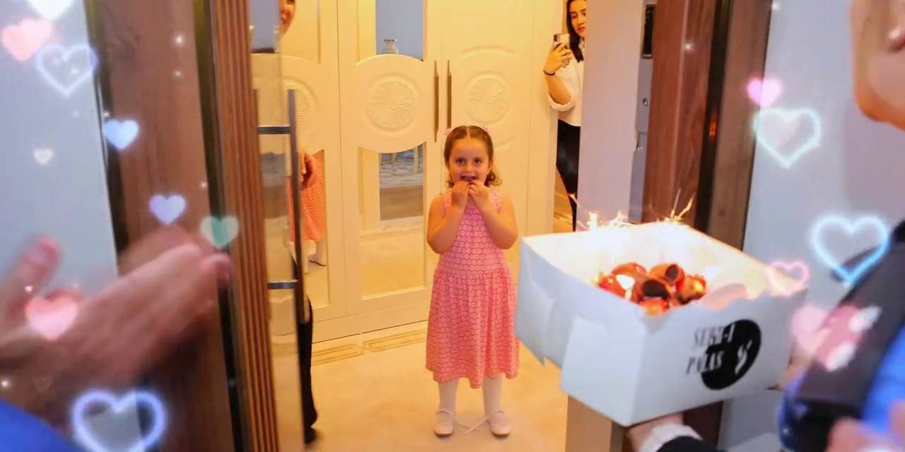 Şehit Kızına Sürpriz Doğum Günü