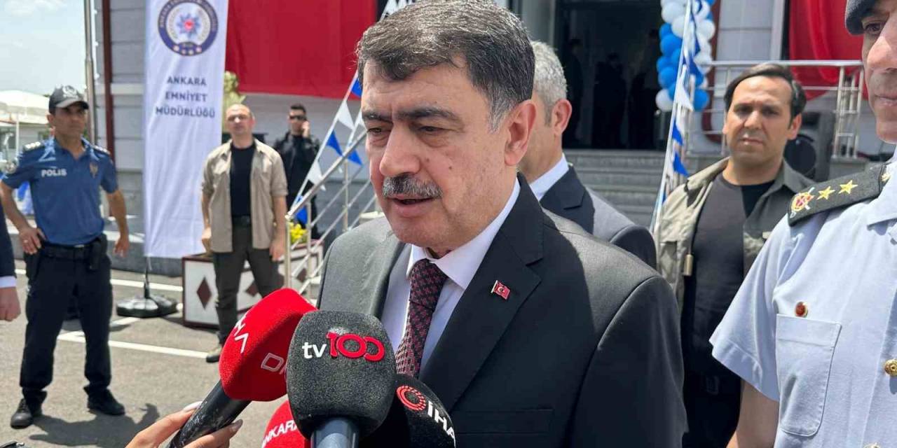 Ankara Valisi Şahin Durakta Beklediği Esnada Üzerine Pano Düşerek Yaşamını Yitiren Genç Kıza İlişkin Konuştu