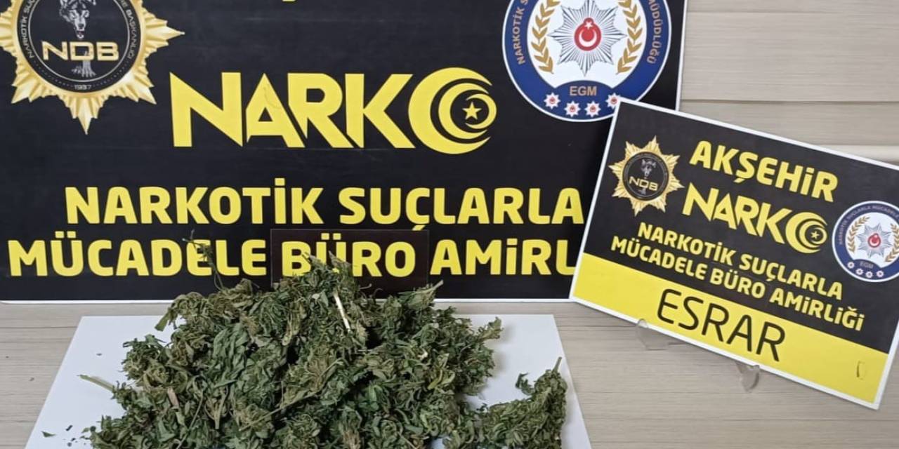 Akşehir Narkotikten Uyuşturucu Operasyonu: 2 Tutuklama