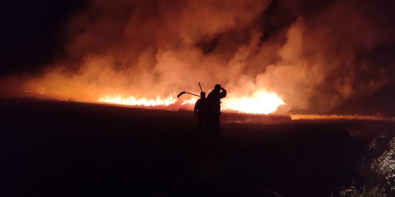 Yüzlerce Dönüm Arazi Kül Oldu