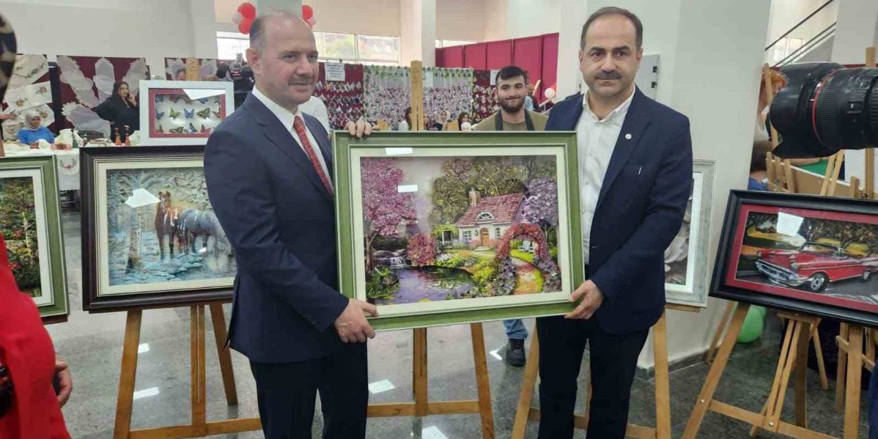 Giresun’da Denetimli Serbestlik Altında Bulunan Yükümlüler Sergi Açtı