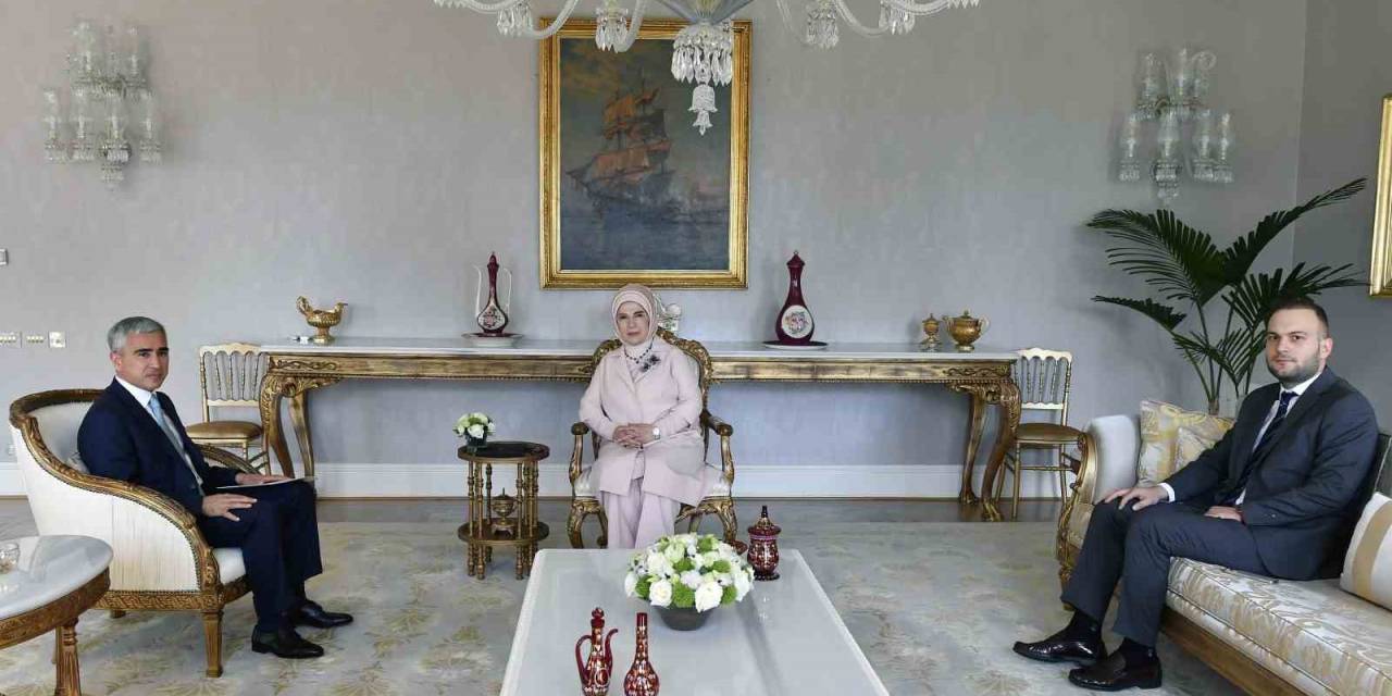 Emine Erdoğan, Azerbaycan Cumhurbaşkanı Yardımcısı Alekberov İle Görüştü