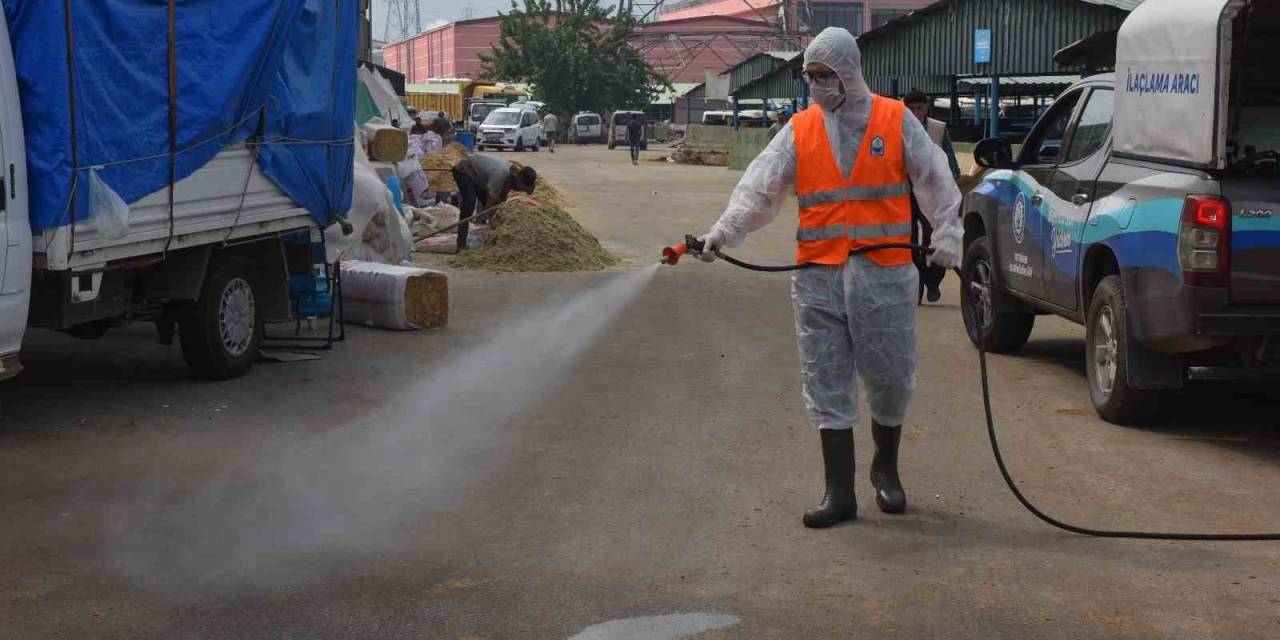 Yıldırım’da Kurban Satış Yerleri İlaçlanıyor