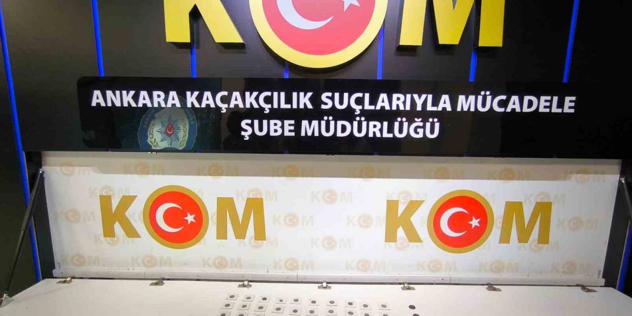 Ankara’da Tarihi Eser Operasyonu: 67 Adet Sikke Altın Ele Geçirildi