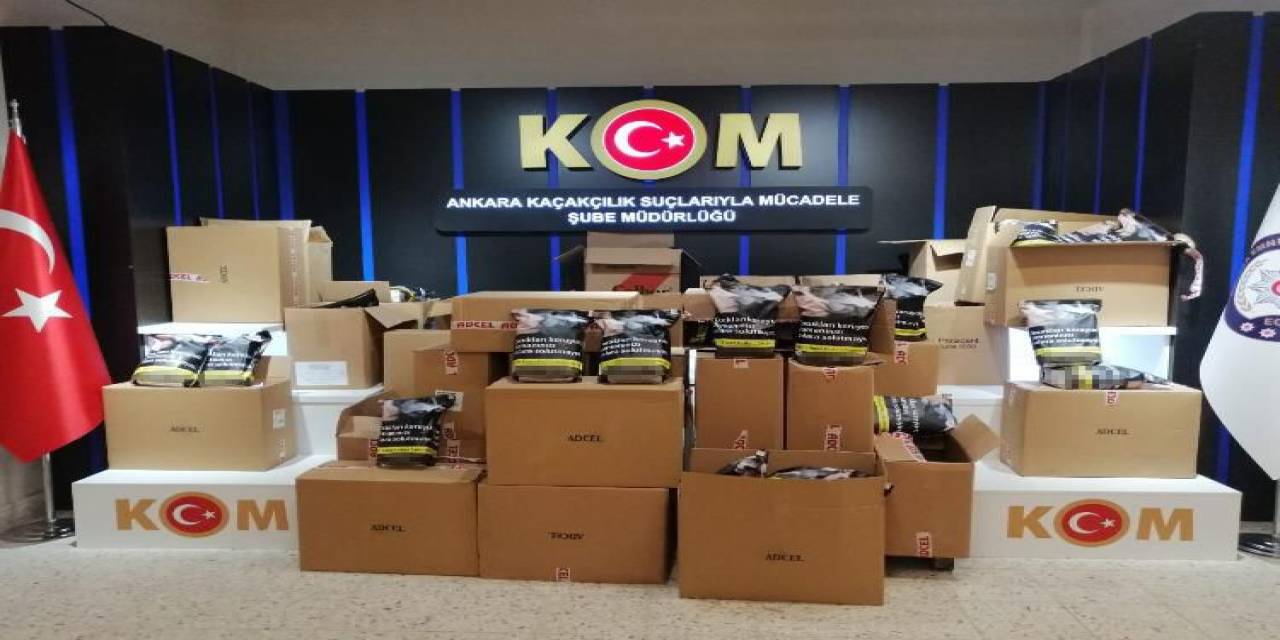 Ankara’da Kaçak Alkol Ve Tütün Operasyonlarında 3 Gözaltı