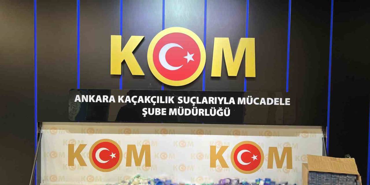 Ankara’da Kaçak Sigara Operasyonu: 1 Milyonu Aşkın Doldurulmuş Makaron Ele Geçirildi