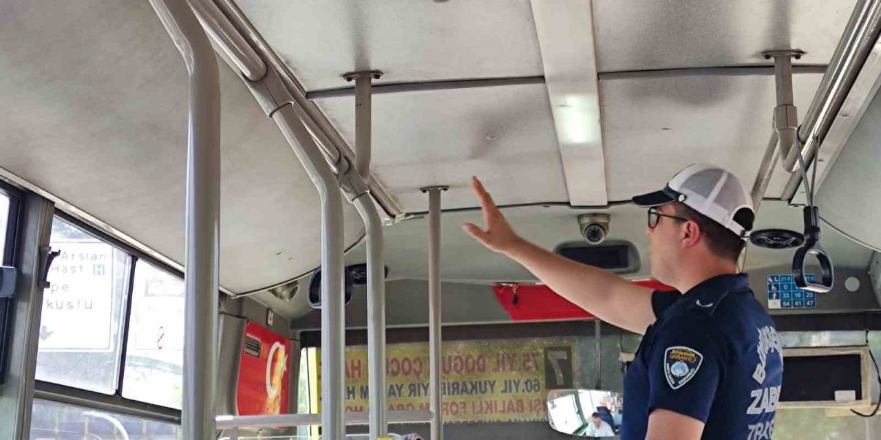 Büyükşehir Zabıtasından Toplu Taşıma Araçlarında Klima Denetimi