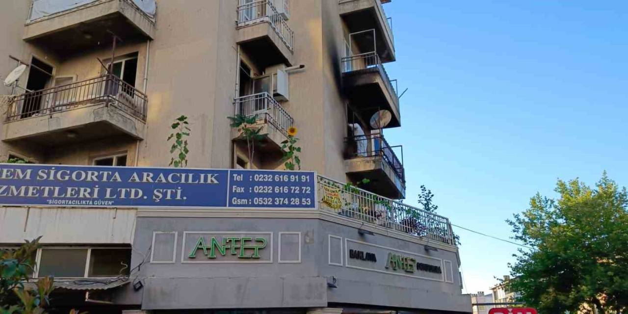 İzmir’de Alevler Evi Sardı, Yatalak Hasta Kadın Hayatını Kaybetti