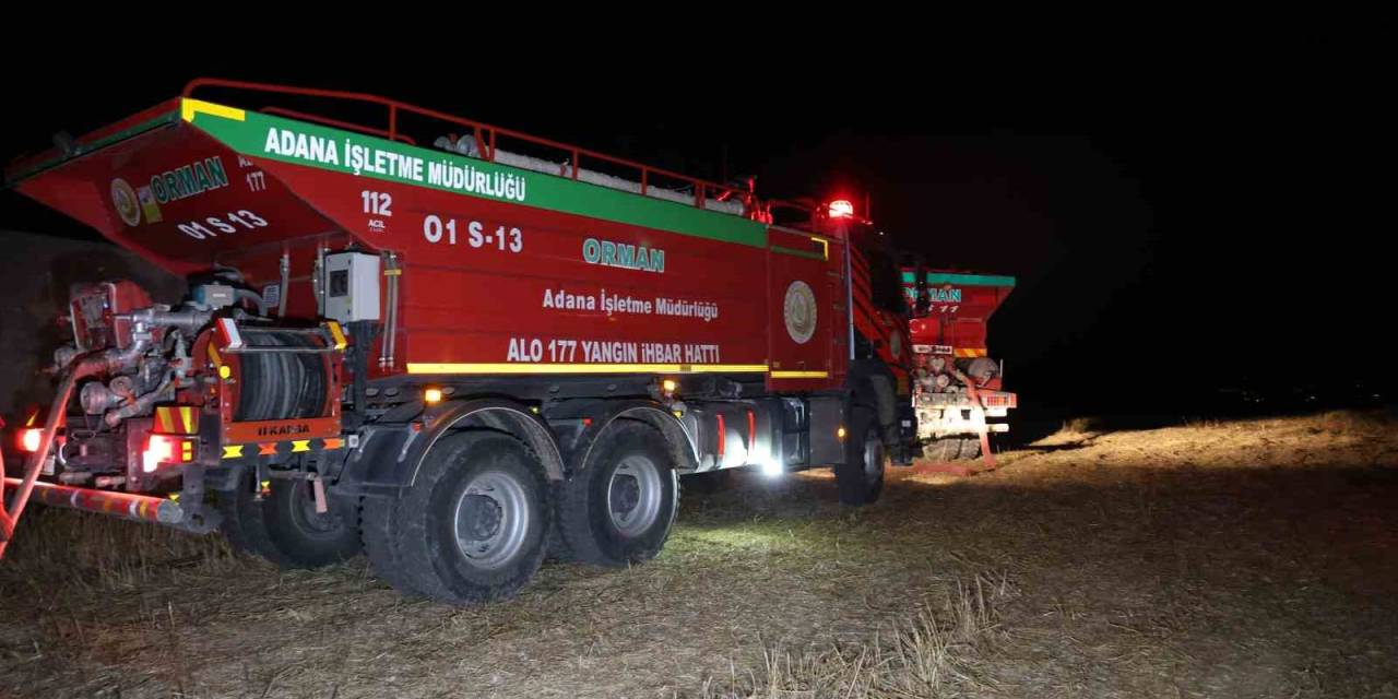 Adana’da Anız Yangını Ormana Sıçradı, Yangın Kontrol Altına Alındı