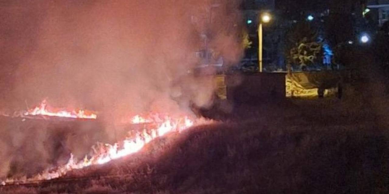 Havai Fişek Yangına Neden Oldu