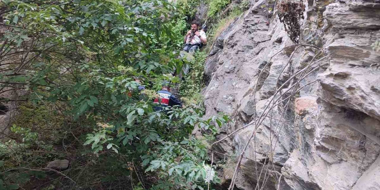 Husumetli Olduğu Akrabalarından Kaçarken Uçurumdan Düştü