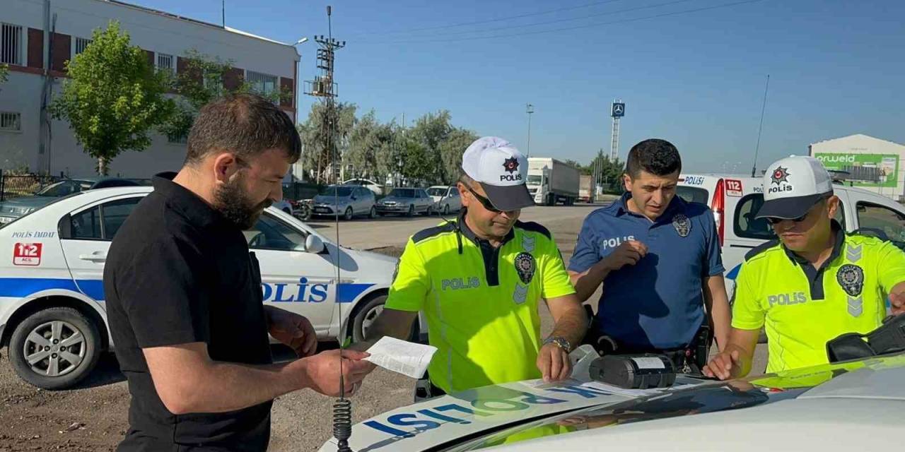 Sahte Plaka İle Yakalanıp 48 Bin Lira Ceza Yiyen Sürücü Gözaltına Alındı